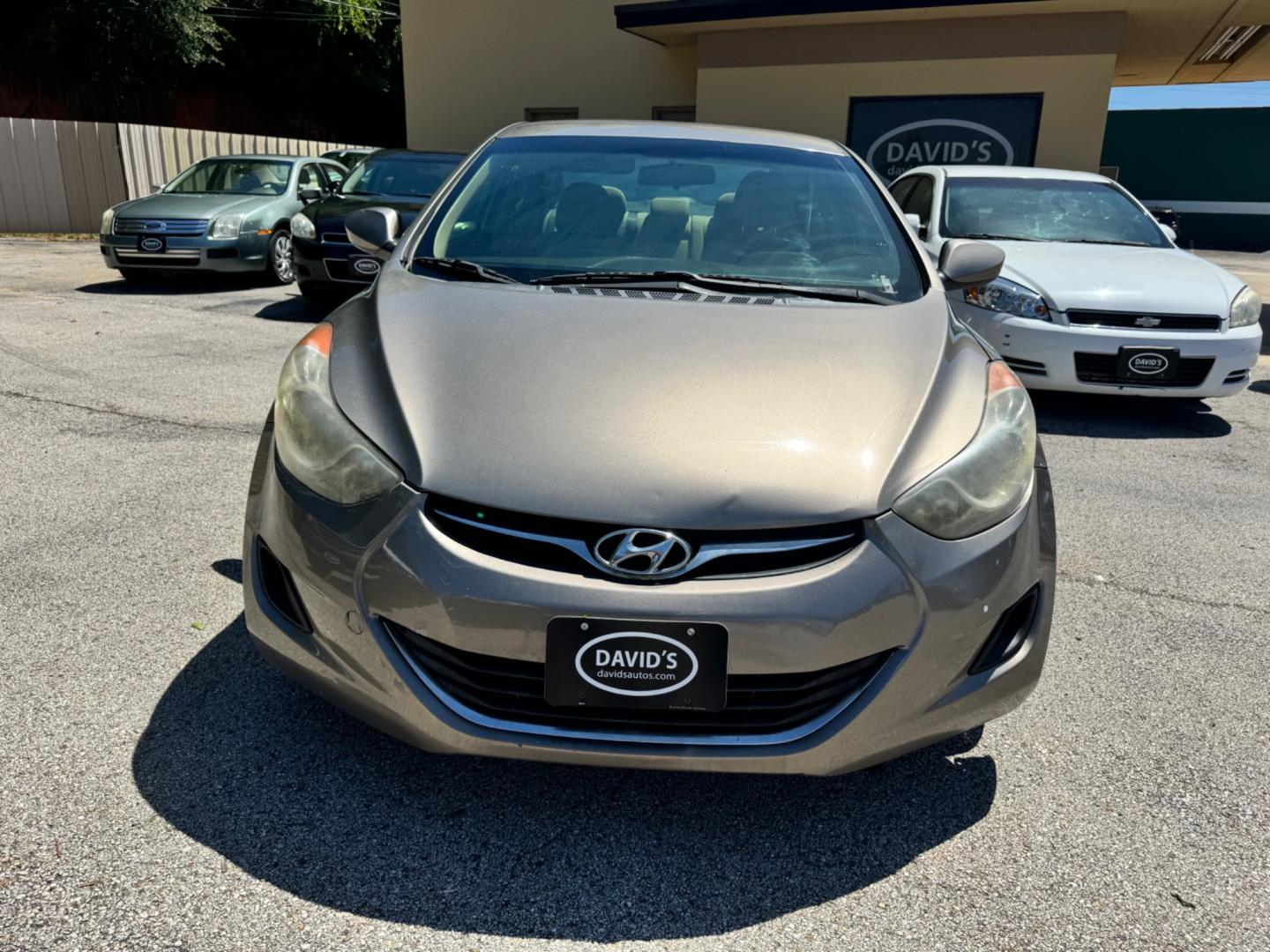 2013 BEIGE Hyundai Elantra (5NPDH4AE8DH) , located at 307 West Marshall Avenue, Longview, TX, 75601, (903) 753-3091, 32.500828, -94.742577 - Photo#0