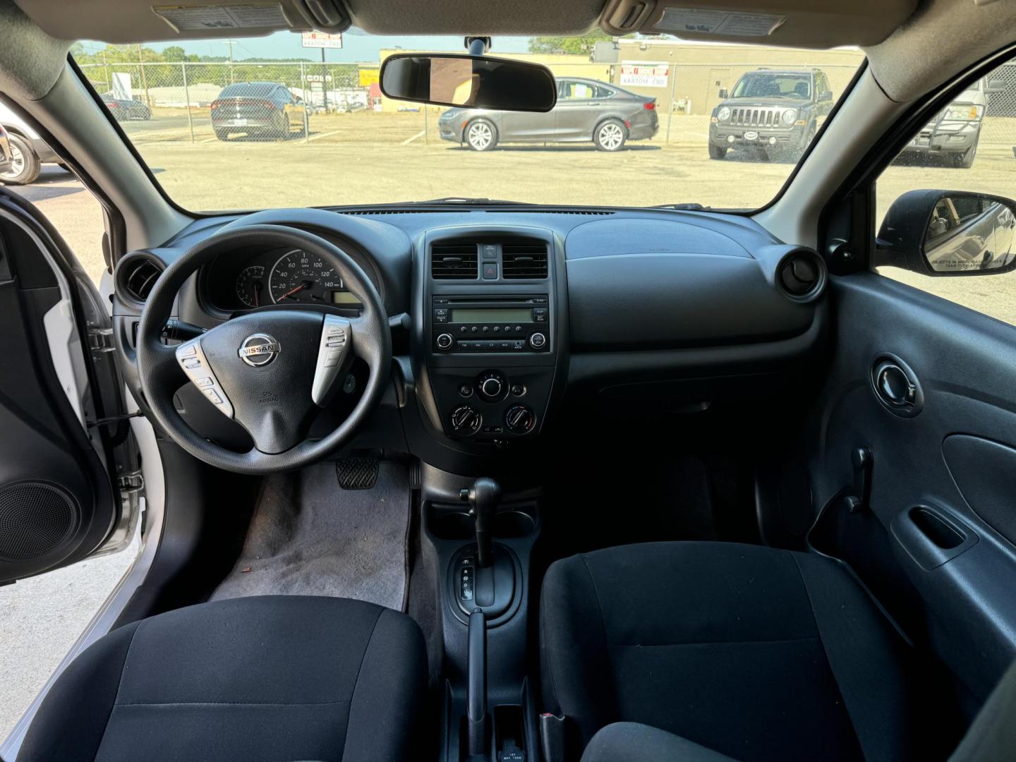 2015 SILVER Nissan Versa 1.6 S 5M (3N1CN7AP0FL) with an 1.6L L4 DOHC 16V engine, 5-Speed Manual transmission, located at 307 West Marshall Avenue, Longview, TX, 75601, (903) 753-3091, 32.500828, -94.742577 - Photo#6