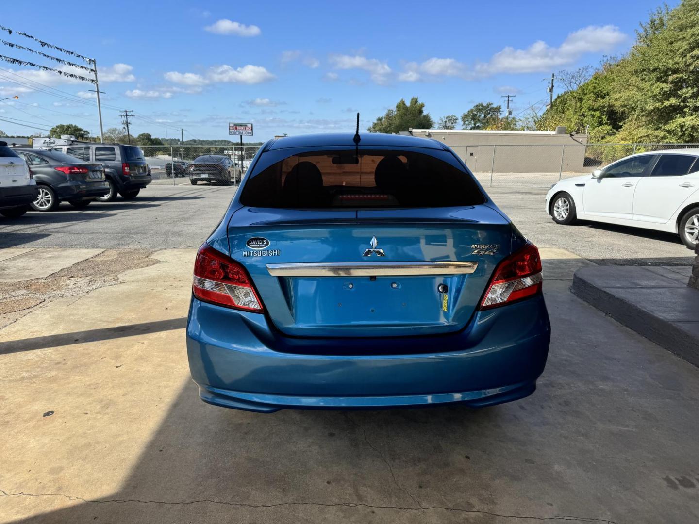 2019 BLUE Mitsubishi Mirage G4 ES 5M (ML32F3FJ6KH) with an 1.2L L3 DOHC engine, 5M transmission, located at 307 West Marshall Avenue, Longview, TX, 75601, (903) 753-3091, 32.500828, -94.742577 - Photo#3