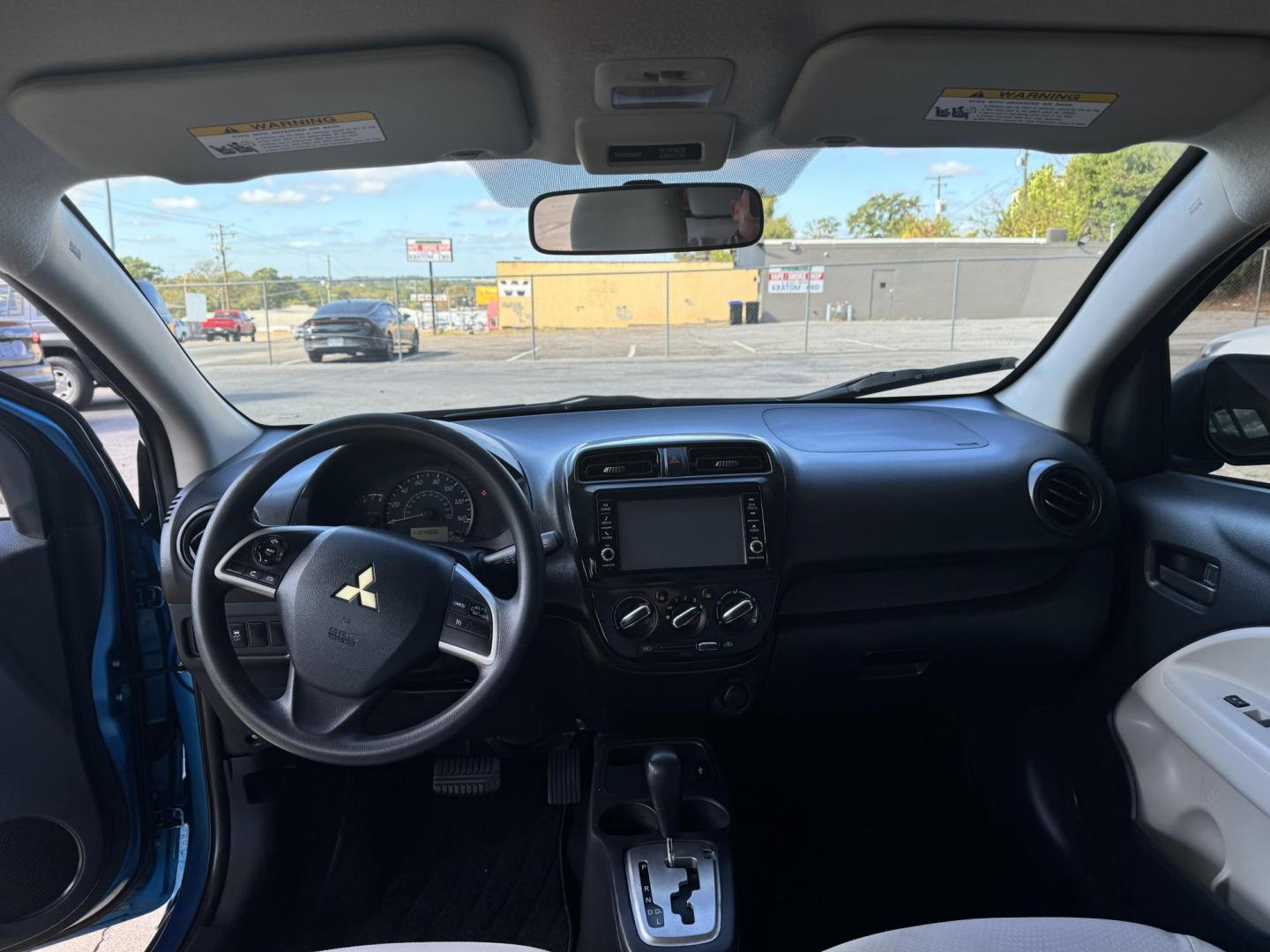 2019 BLUE Mitsubishi Mirage G4 ES 5M (ML32F3FJ6KH) with an 1.2L L3 DOHC engine, 5M transmission, located at 307 West Marshall Avenue, Longview, TX, 75601, (903) 753-3091, 32.500828, -94.742577 - Photo#6