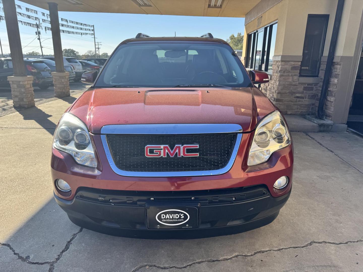 2011 MAROON GMC Acadia SLT-1 AWD (1GKKVRED5BJ) with an 3.6L V6 DOHC 24V engine, 6-Speed Automatic transmission, located at 307 West Marshall Avenue, Longview, TX, 75601, (903) 753-3091, 32.500828, -94.742577 - Photo#1